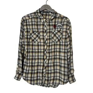 Harley Davidson Flannel Shirt Harley Vibes and Rose